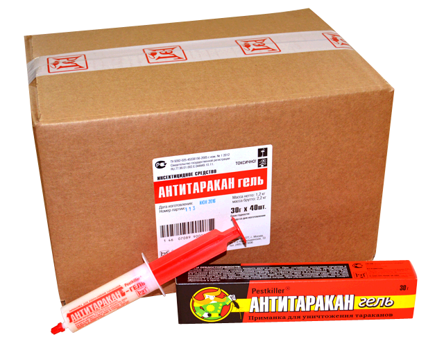 Антитаракан-гель, туба 60 мл.